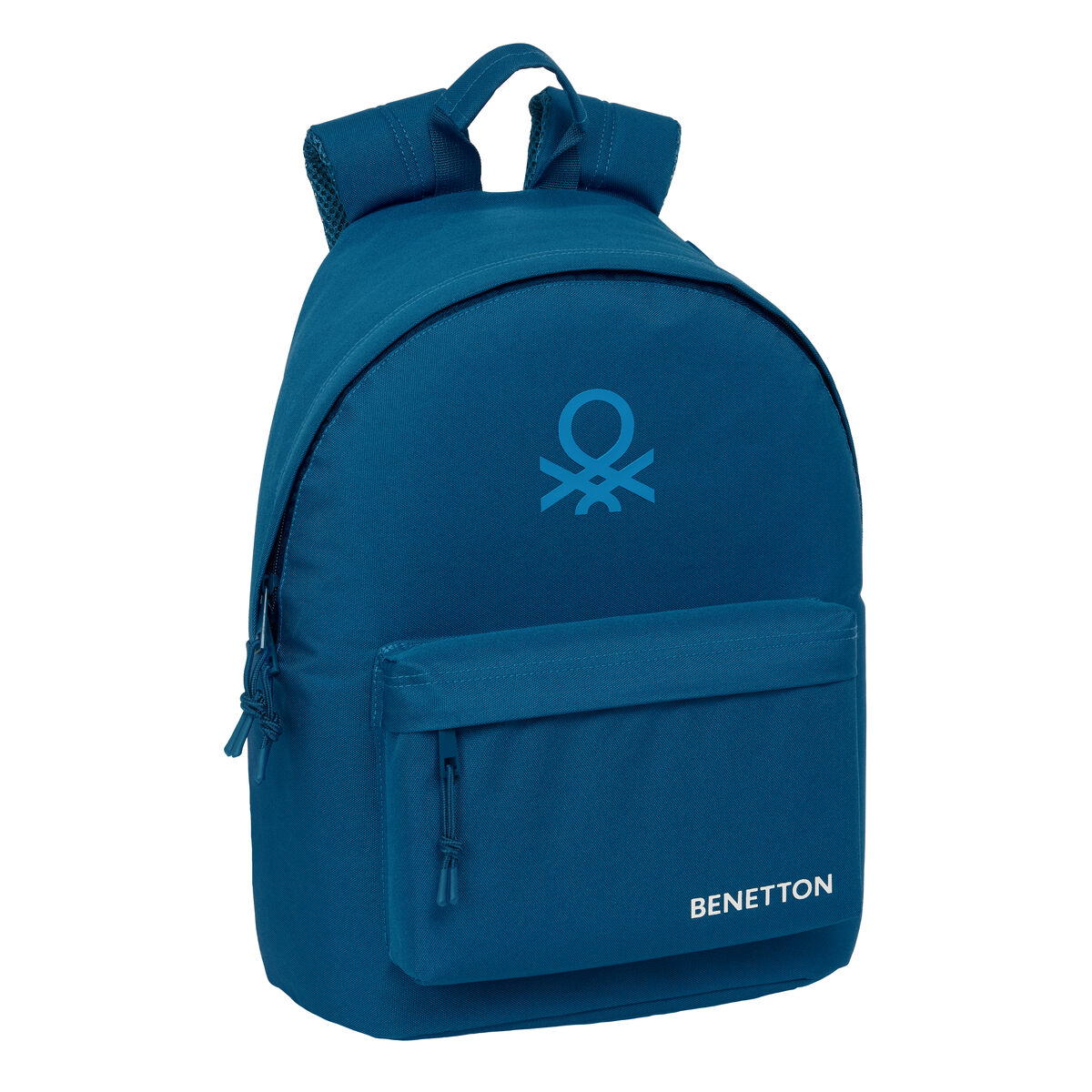Skolryggsäck Benetton benetton basics Marinblå 31 x 41 x 16 cm