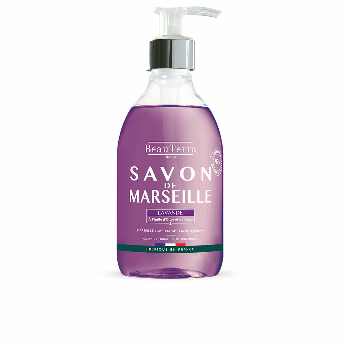 Flytande tvål Beauterra Marseille 300 ml Lavendel