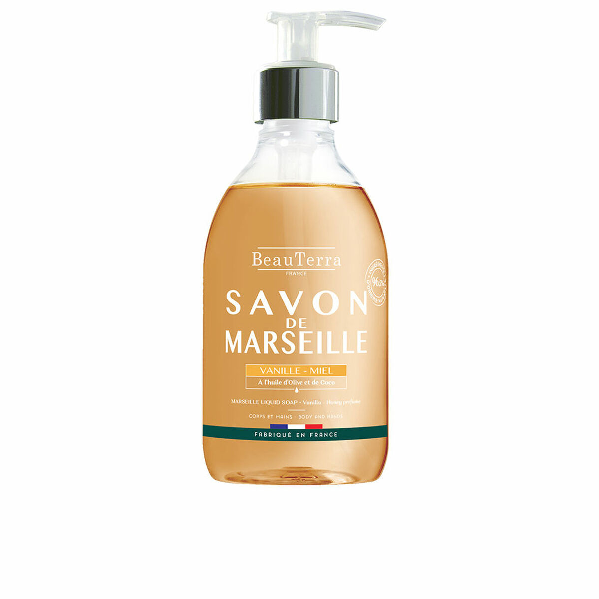 Flytande tvål Beauterra Marseille 300 ml Honung Vanilj