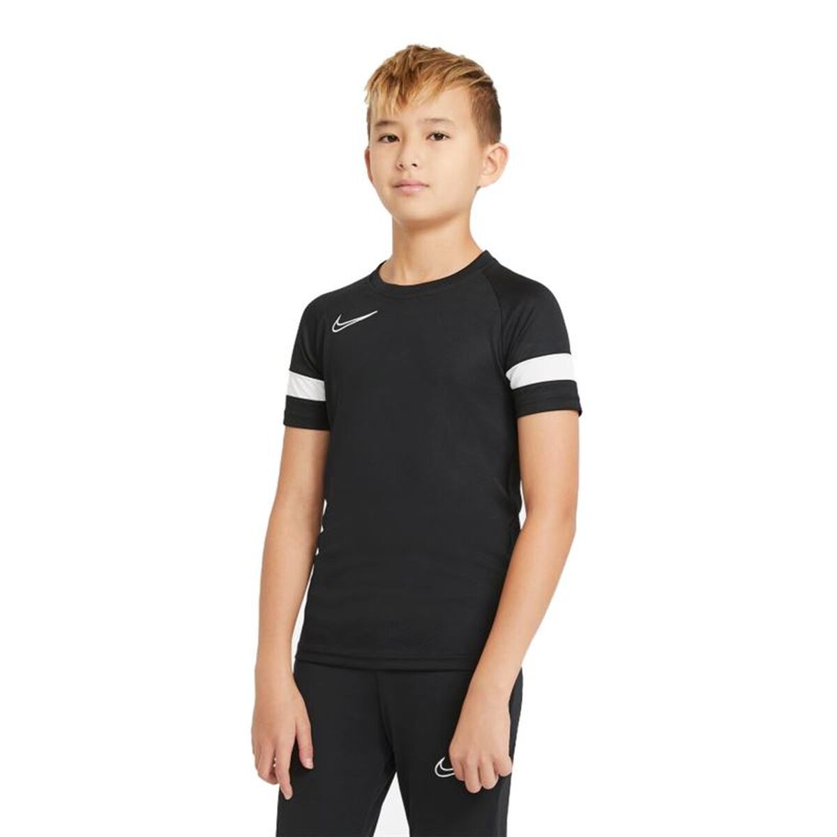 Barn T-shirt med kortärm Nike CW6103-010 Svart