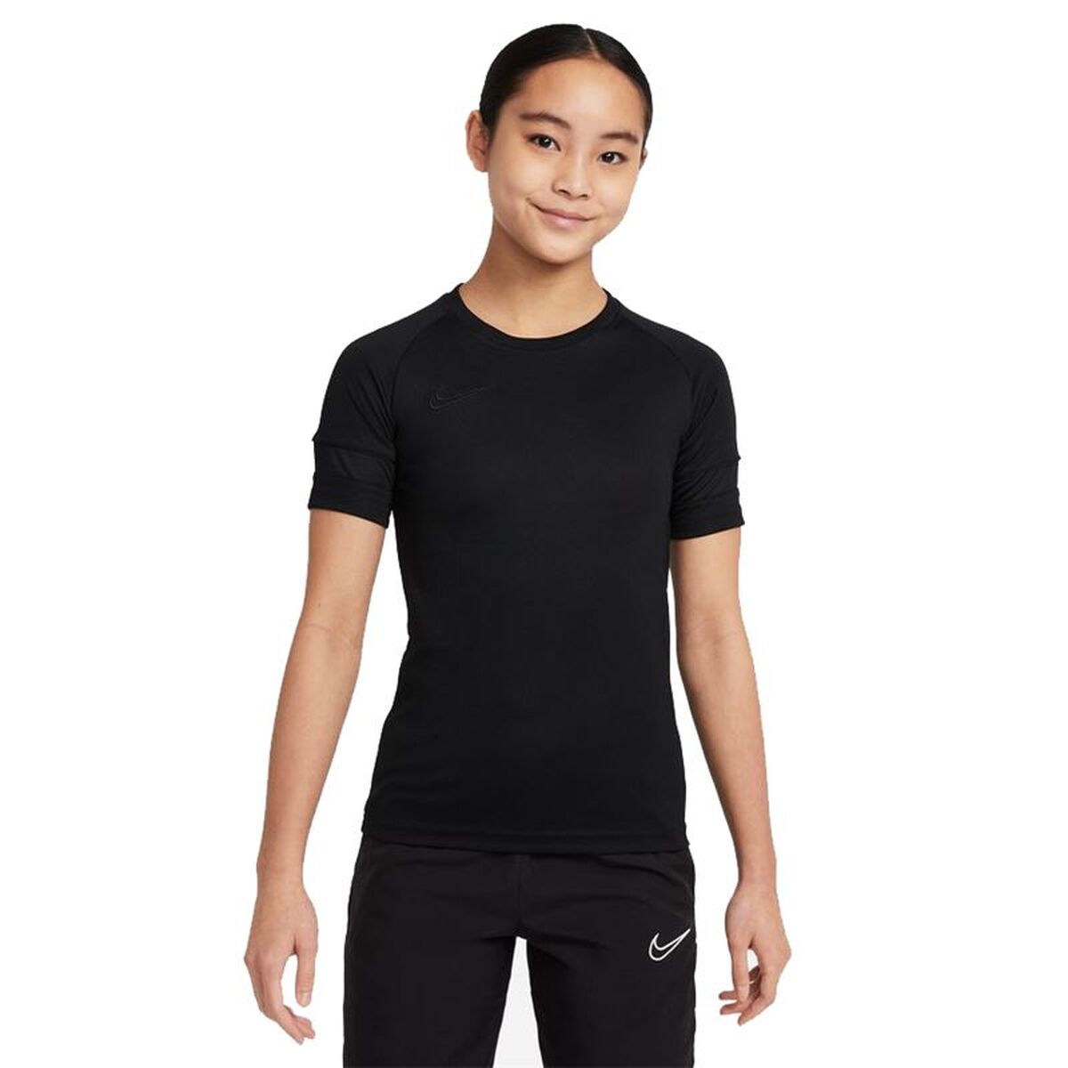 Barn T-shirt med kortärm Nike Dri-Fit Academy Girls Svart - 2