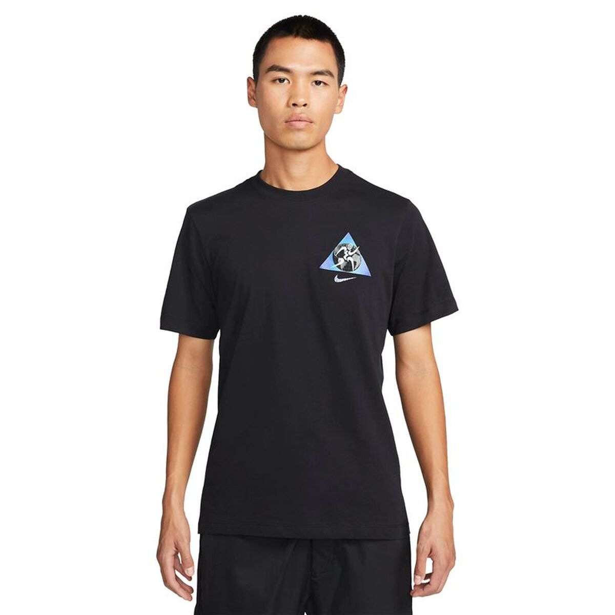 T-shirt med kortärm Herr Nike Svart