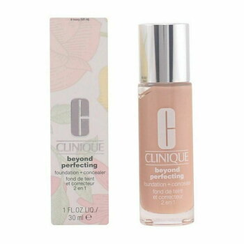 Flytande makeupbas Clinique Beyond Perfecting Nº 02-Alabaster 30 ml 2 i 1