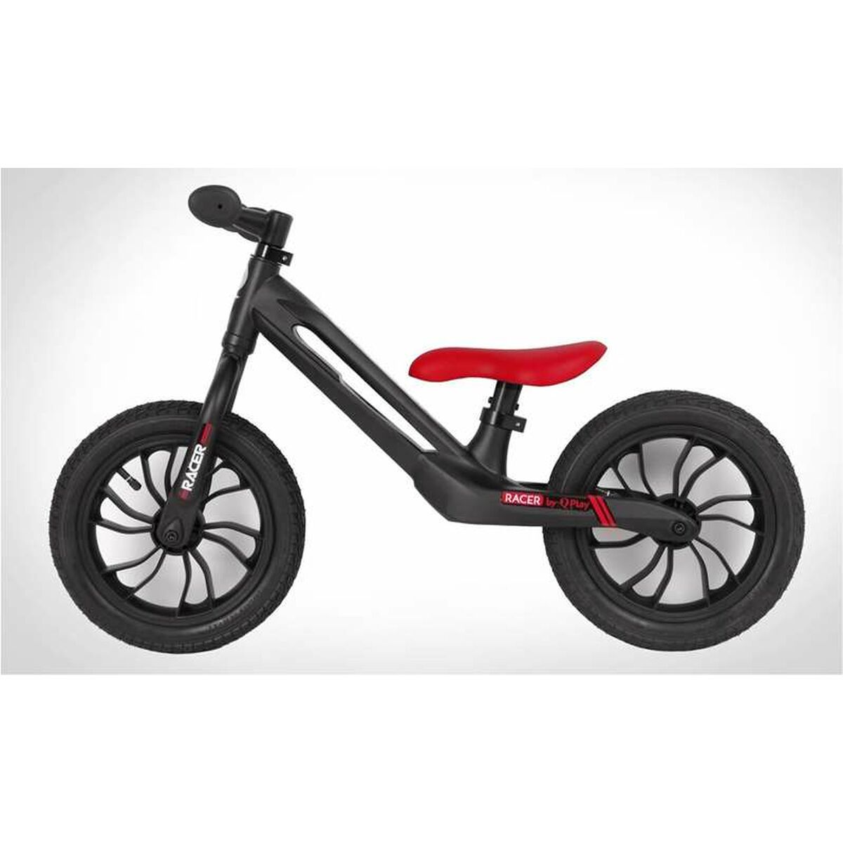 Barncykel Qplay Racer Bike Svart 12" Magnesium - 2