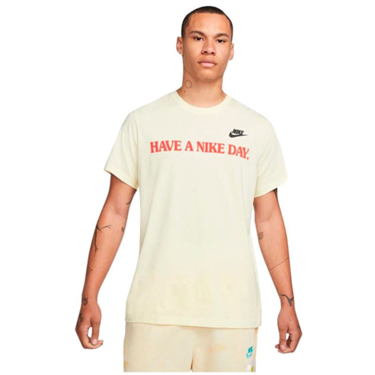 T-shirt med kortärm Herr Nike Have A Nice Day Beige