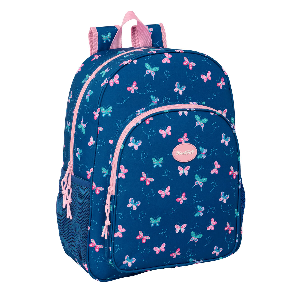 Skolryggsäck BlackFit8 Mariposas Multicolour 33 x 42 x 14 cm