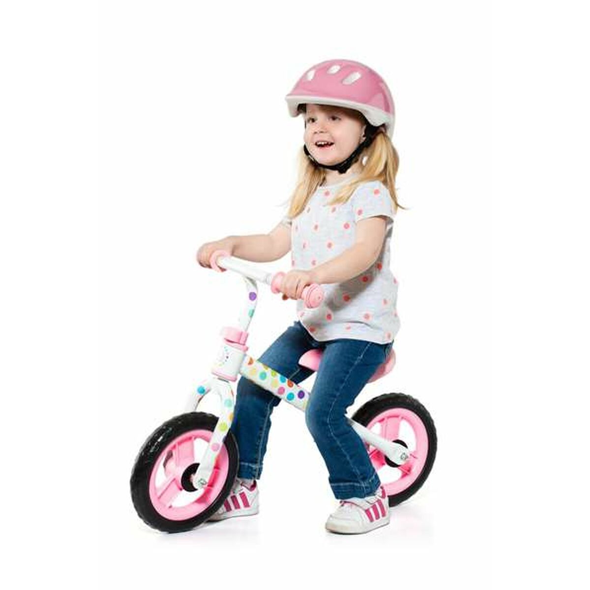 Barncykel Moltó Rosa Utan pedaler - 3