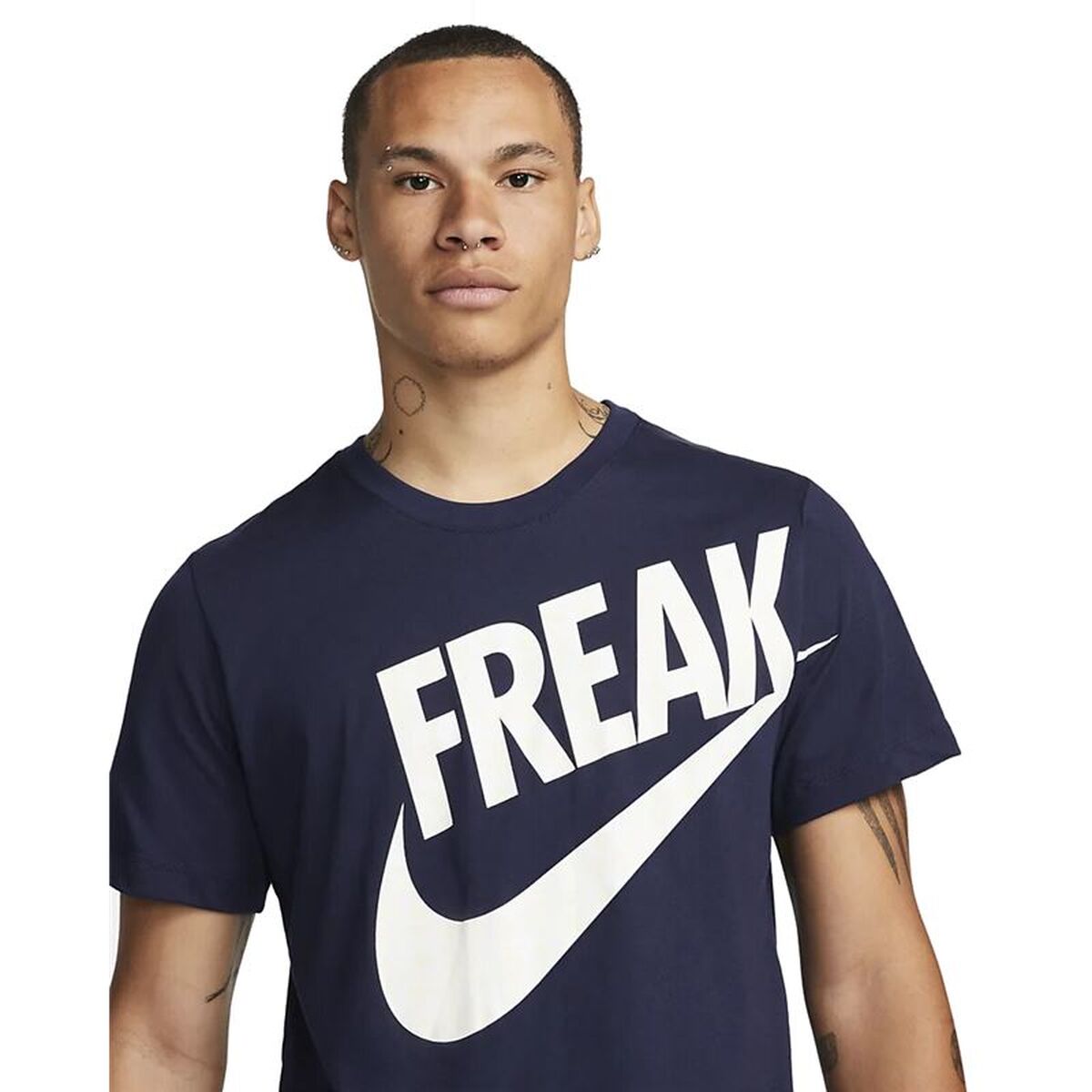 T-shirt med kortärm Herr Nike Giannis Mörkblå