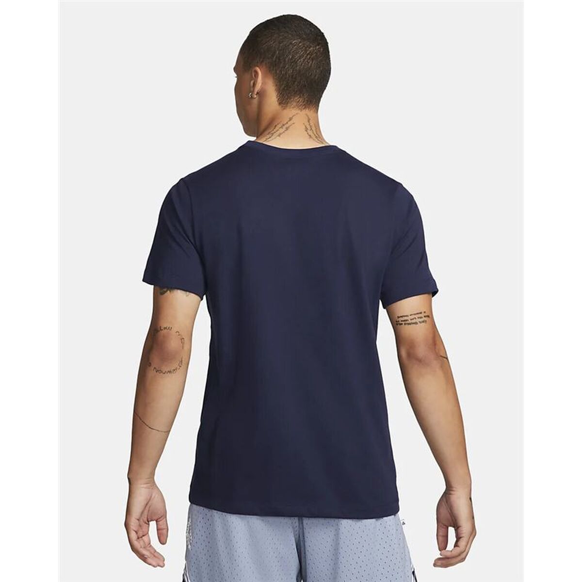 T-shirt med kortärm Herr Nike Giannis Mörkblå - 2