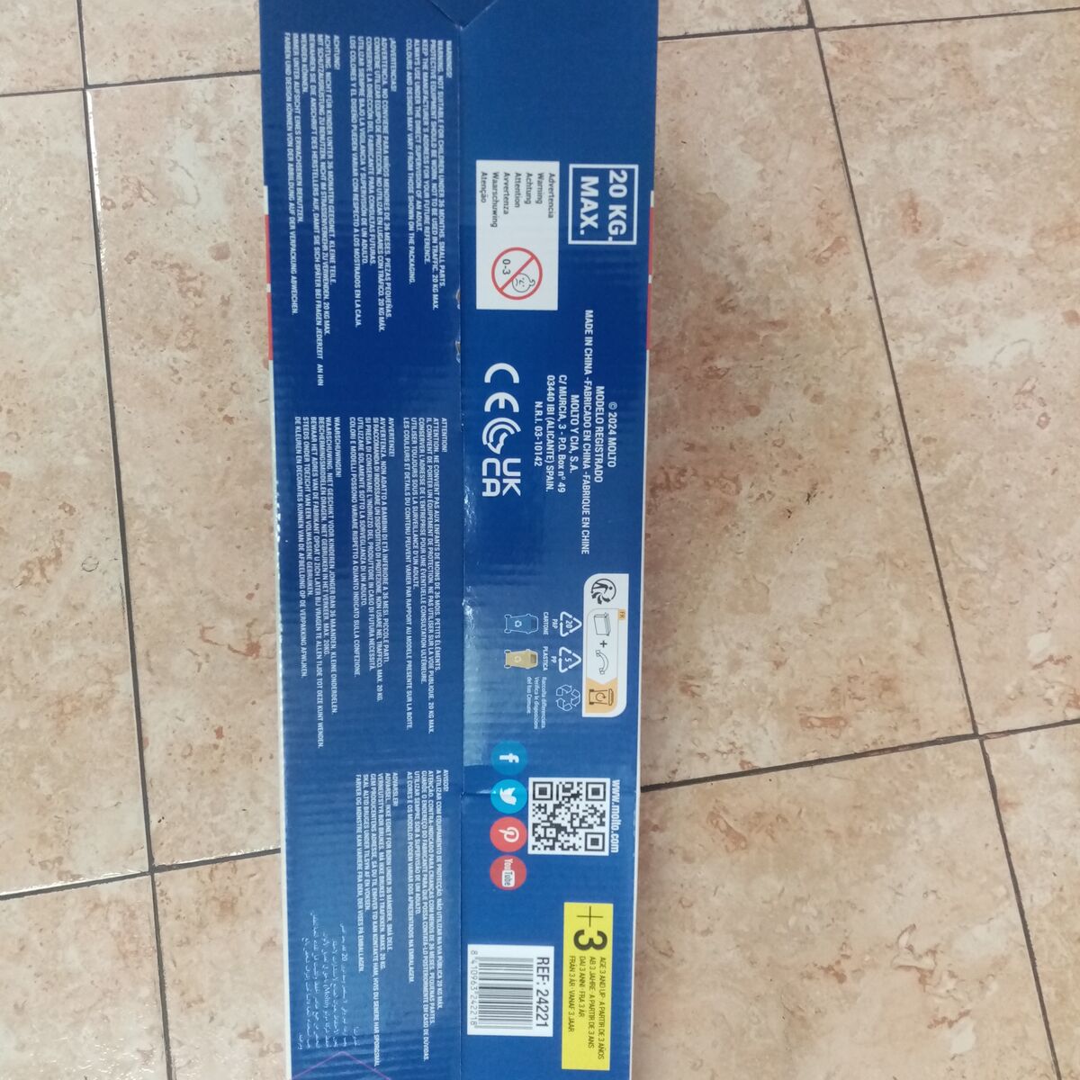 Sparkcykel Moltó Maxi Scooter 56 cm - 2