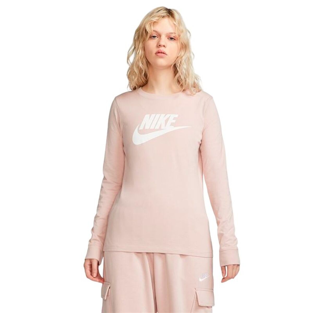 T-shirt med kortärm Dam Nike BV6171-602 Ljusrosa (S)