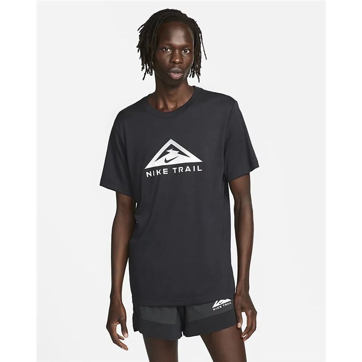 T-shirt med kortärm Herr Nike Svart - 2