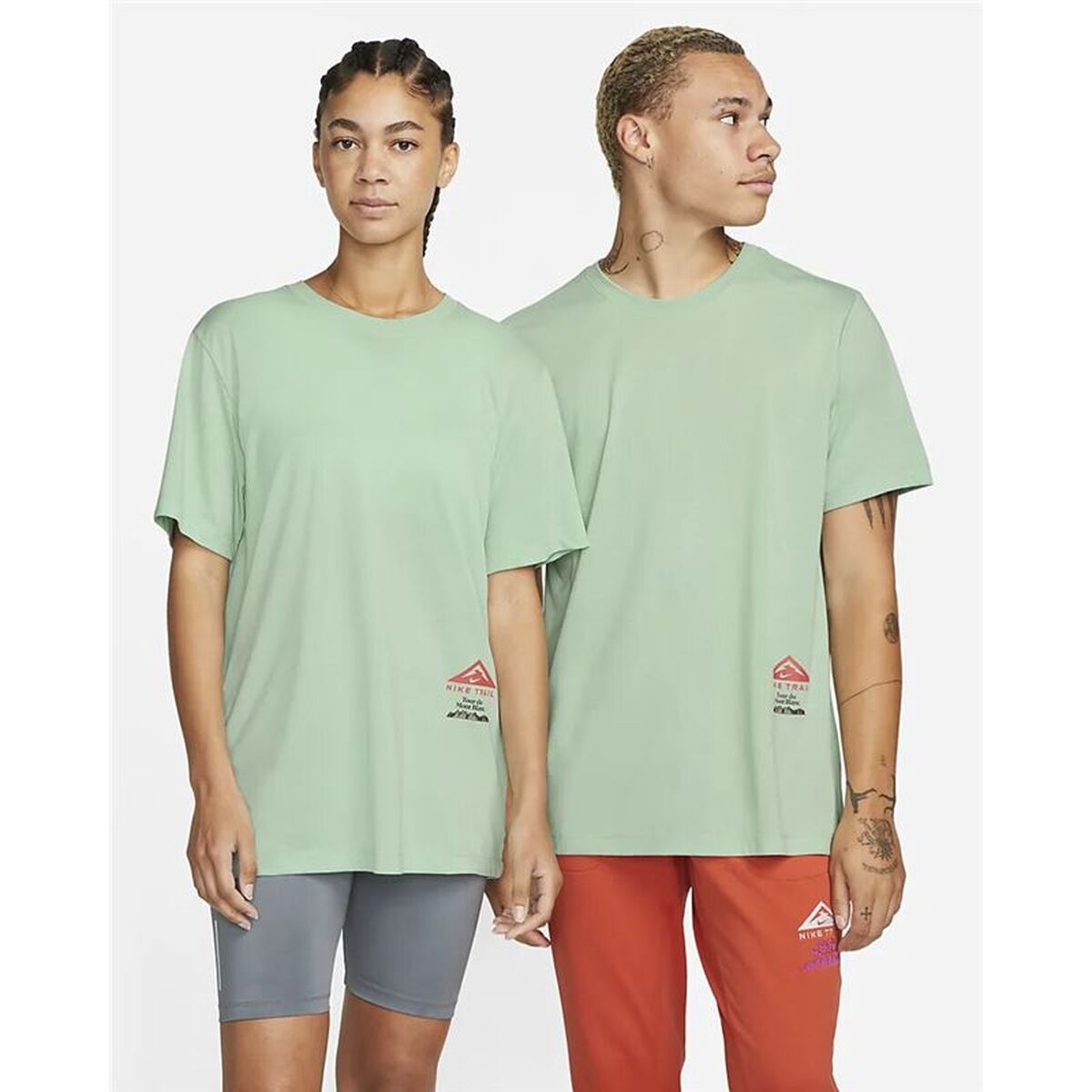 T-shirt med kortärm Unisex Nike DR7671-308 Ljusgrön (XS) - 2