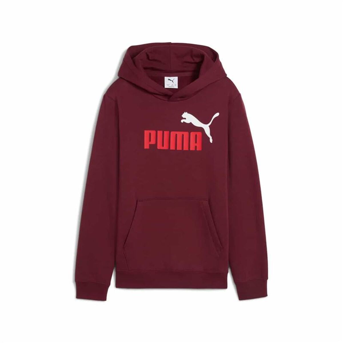 Luvtröja, Flickor Puma Essentials 2 Color No. 1 Rödbrun