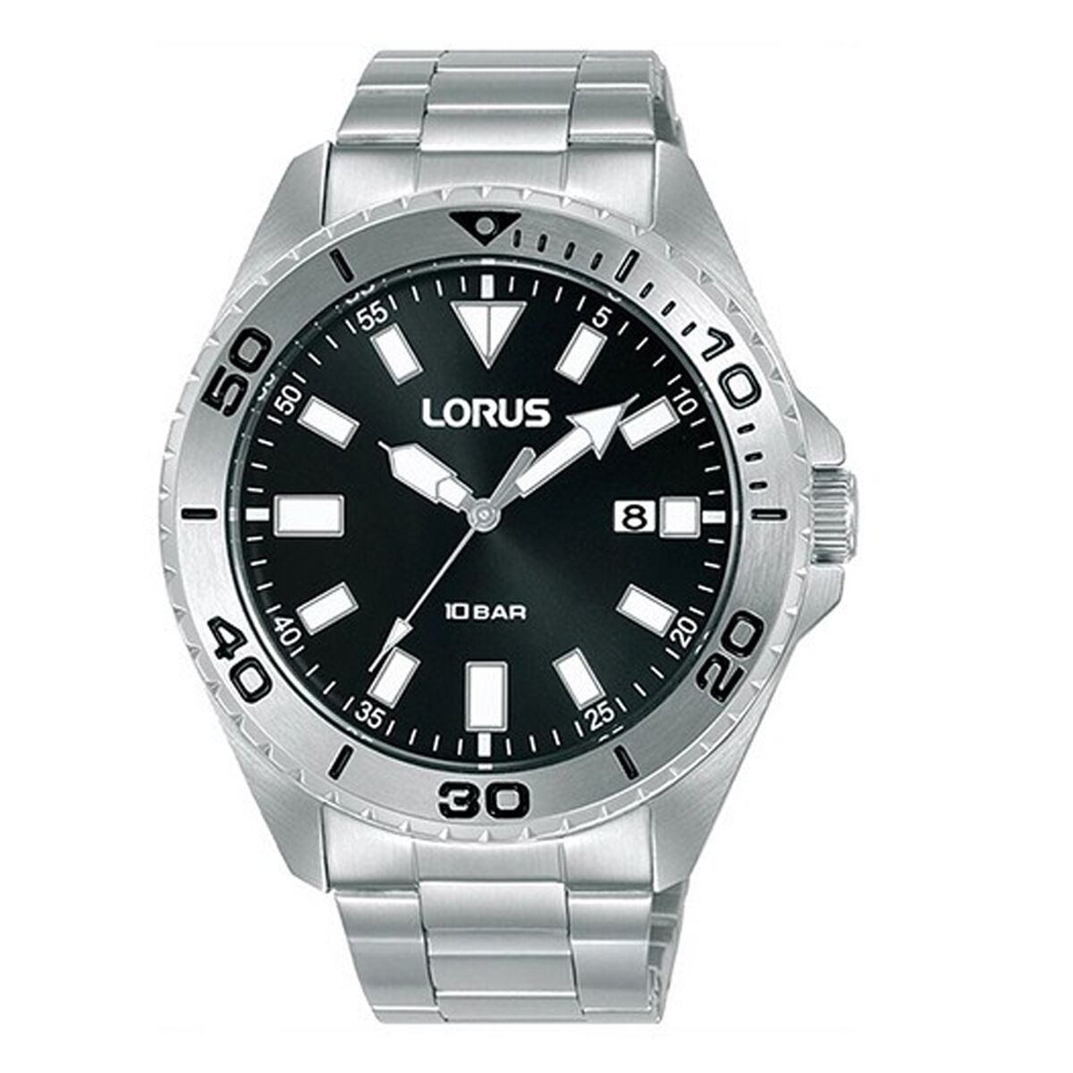 Herrklocka Lorus RXH59KX9 Silvrig