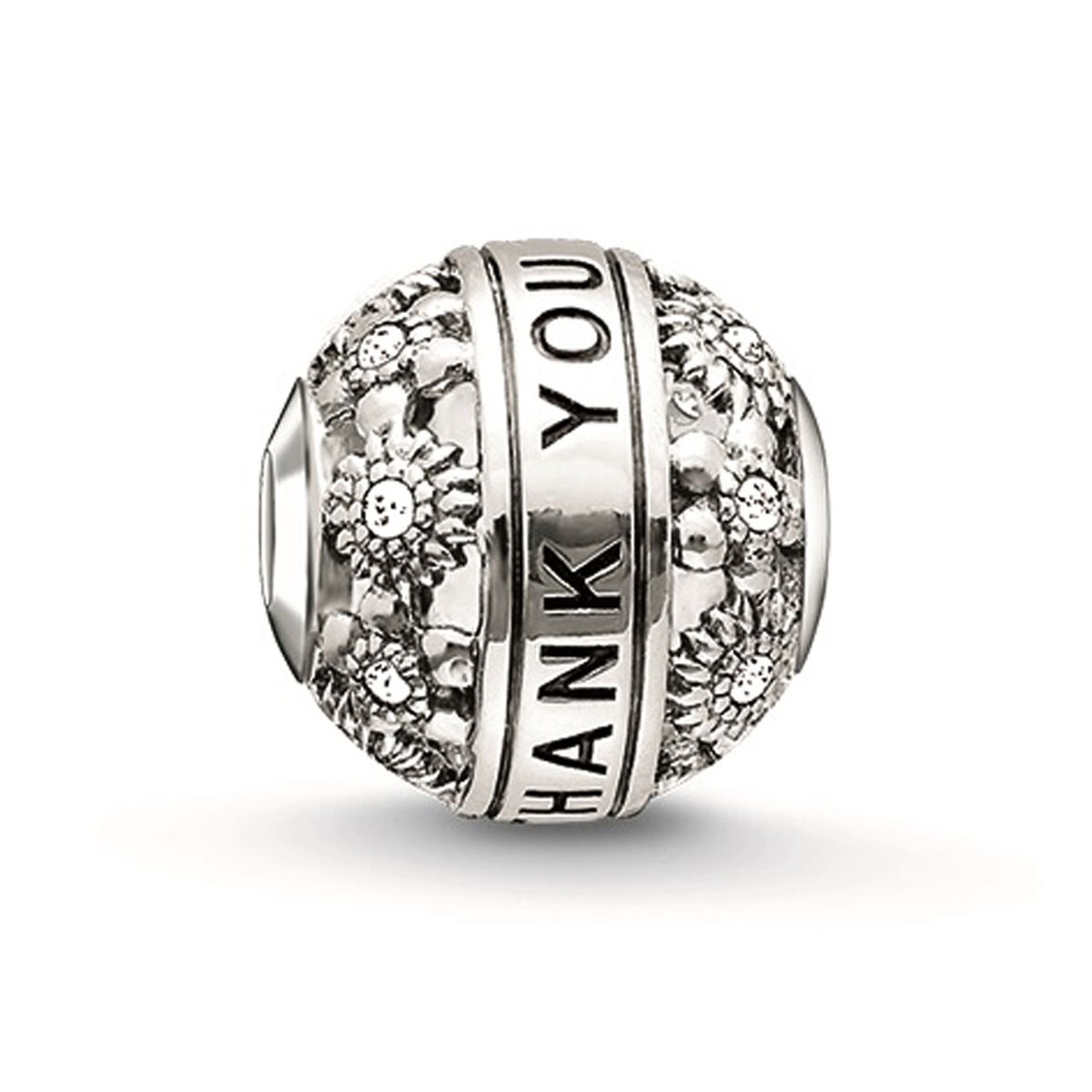 Dampärlor Thomas Sabo K0213-643-14 Silvrig 1 cm