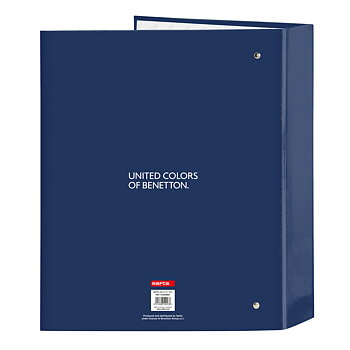 Ringpärm Benetton Cool Marinblå A4 27 x 33 x 6 cm