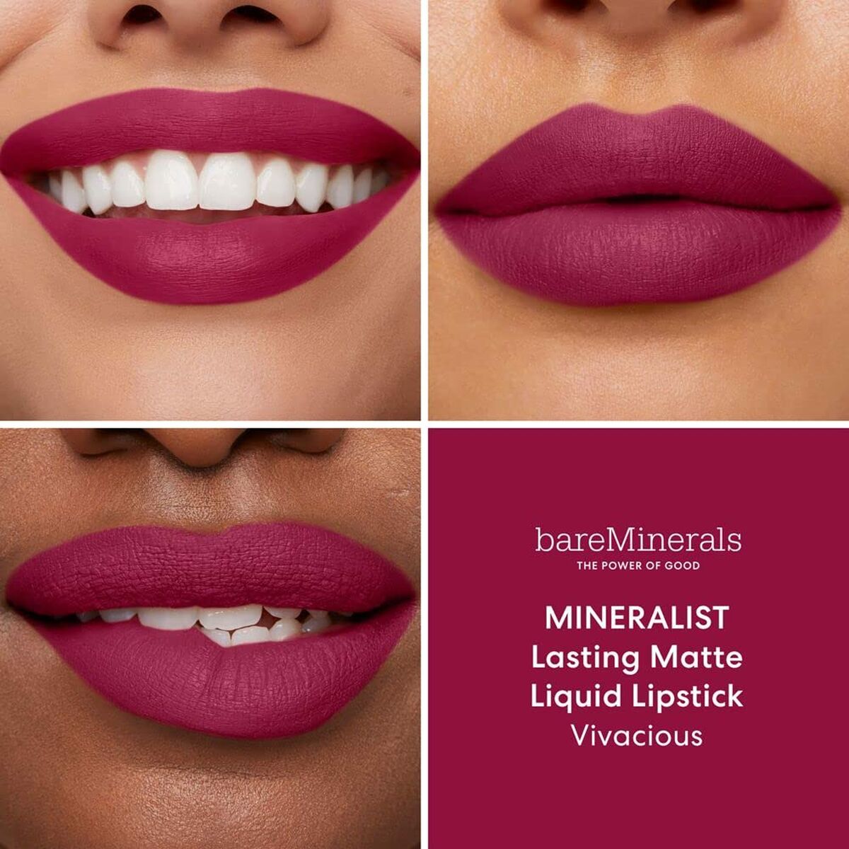 flytande läppstift bareMinerals Mineralist Vivacious 4 ml - 3