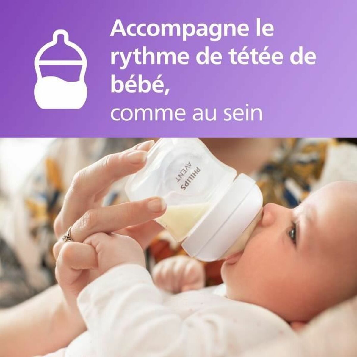Nappflaska Philips 125 ml 2 Delar - 2