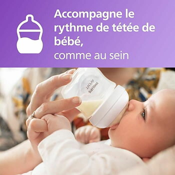 Nappflaska Philips 125 ml 2 Delar