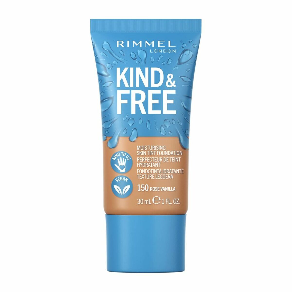 Foundationkräm Rimmel London Kind & Free 150-rose vanilla (30 ml)