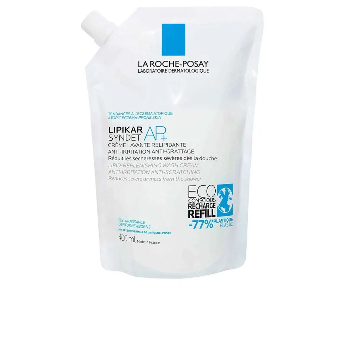 Duschkräm La Roche Posay Lipikar Syndet AP+ 400 ml Relipiderande Påfyllning