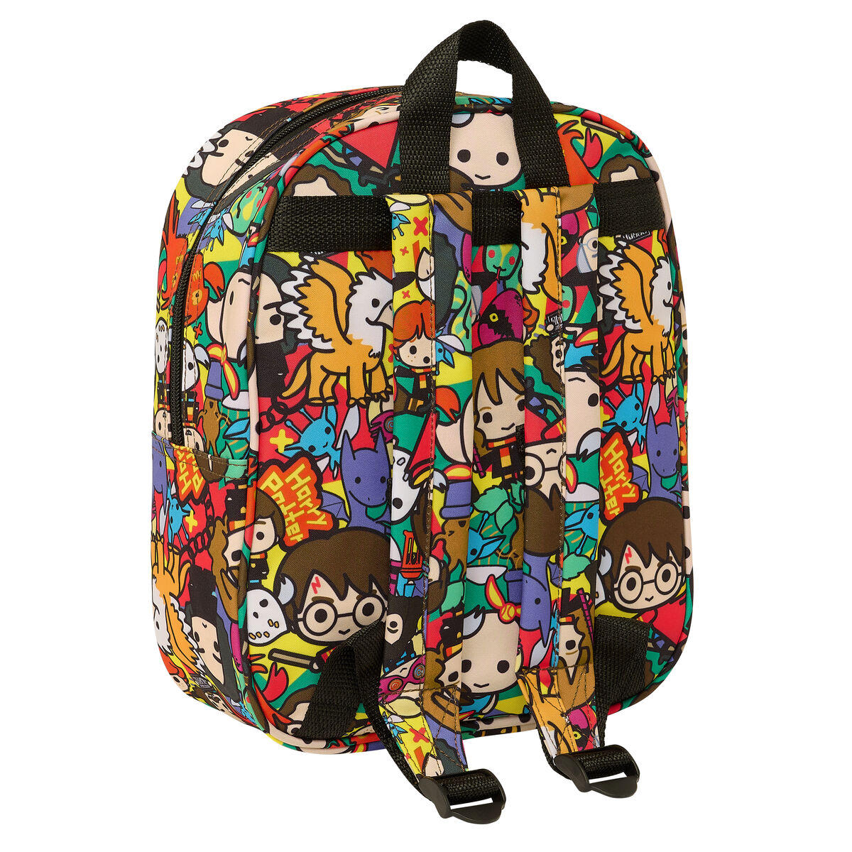 Skolryggsäck Harry Potter Blå Multicolour 22 x 27 x 10 cm 3D - 2