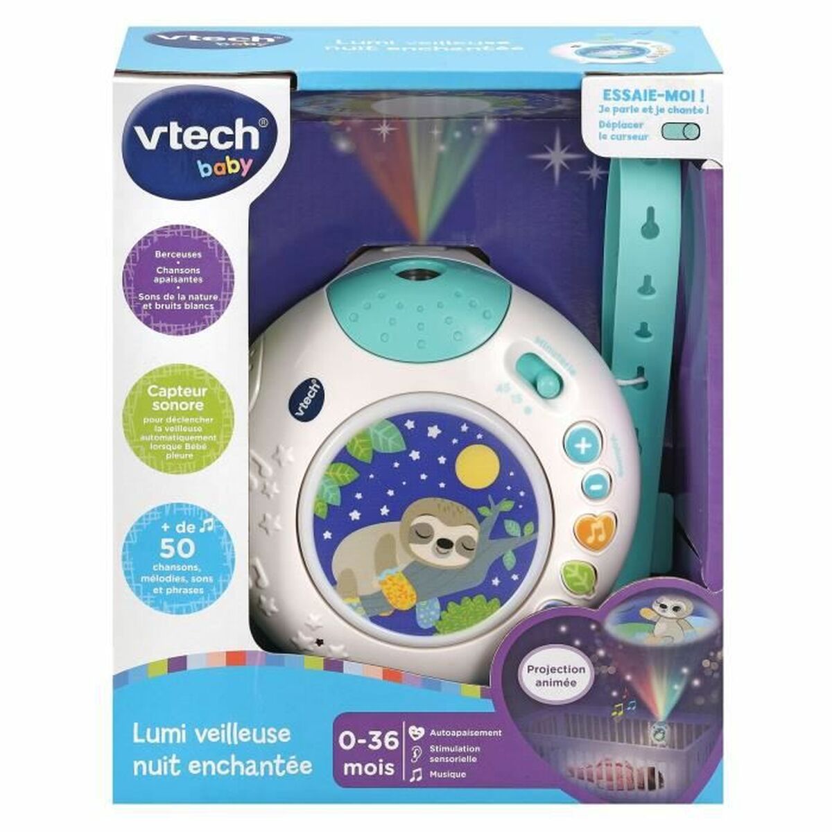 Projektor Vtech Baby  LUMI VEILLEUSE NUIT ENCHANTEE Blå - 2