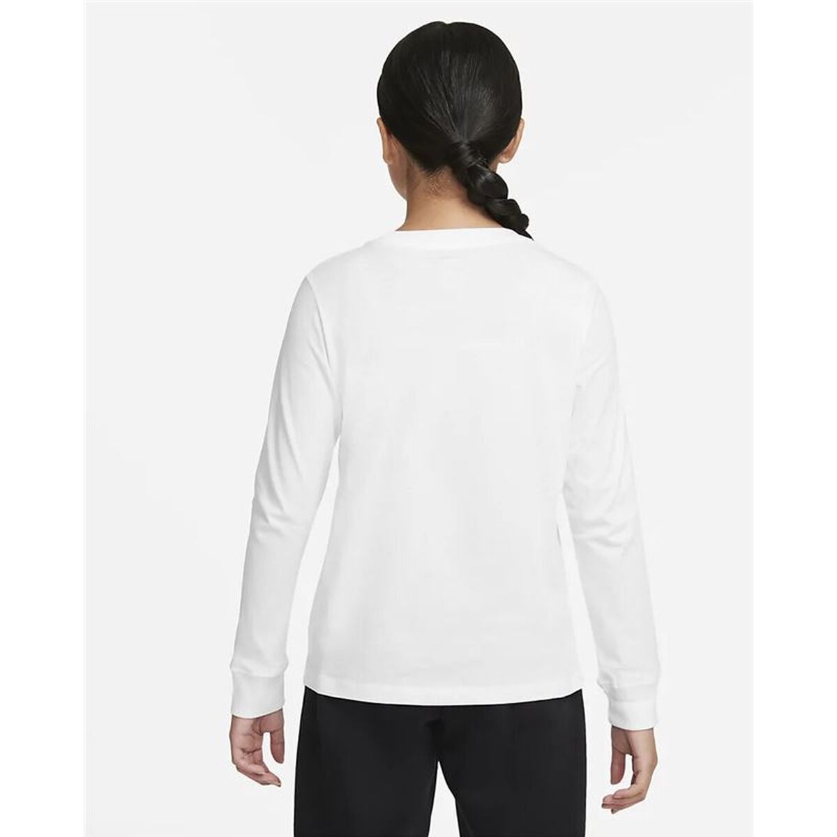 Barn T-shirt med kortärm Nike CZ1260-100 Vit - 2