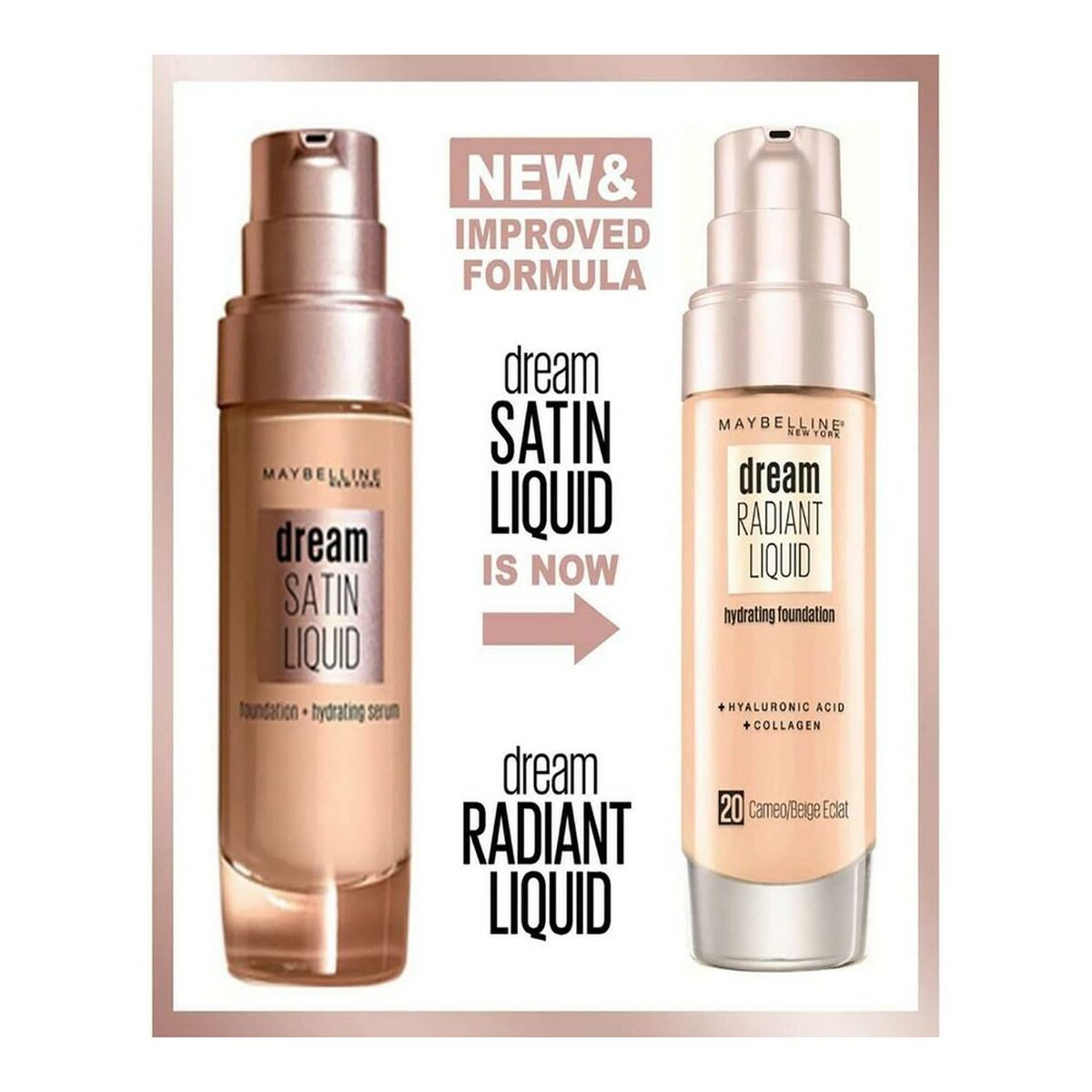 Flytande makeupbas Maybelline Dream Satin Liquid Serum 3-true ivory Nº 3-True Ivory 30 ml - 2