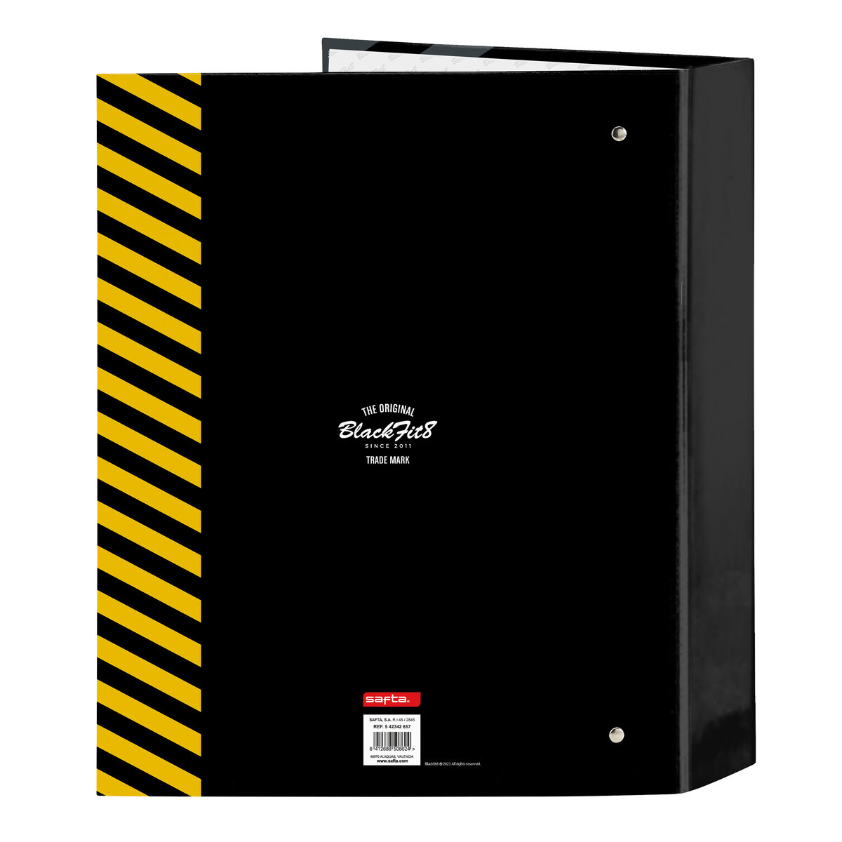 Ringpärm BlackFit8 Zone Svart A4 27 x 33 x 6 cm - 2
