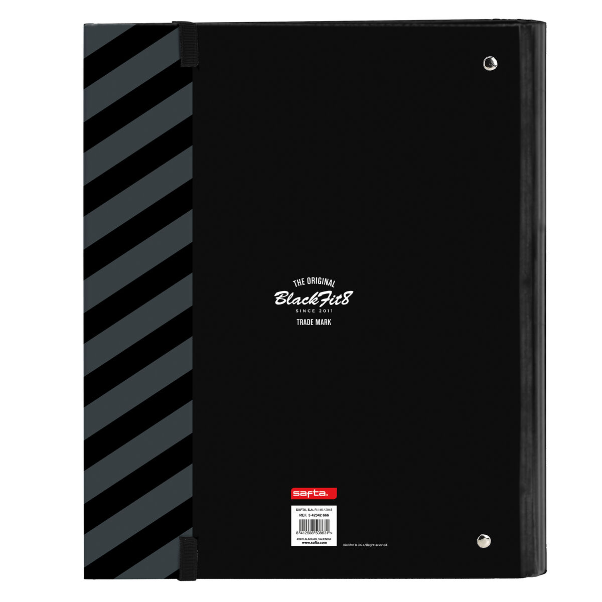 Ringpärm BlackFit8 Zone Svart 27 x 32 x 3.5 cm - 2
