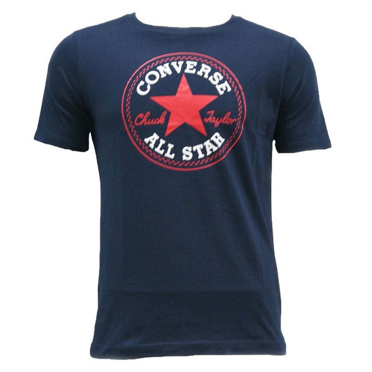 Barn T-shirt med kortärm Converse 966500 Mörkblå