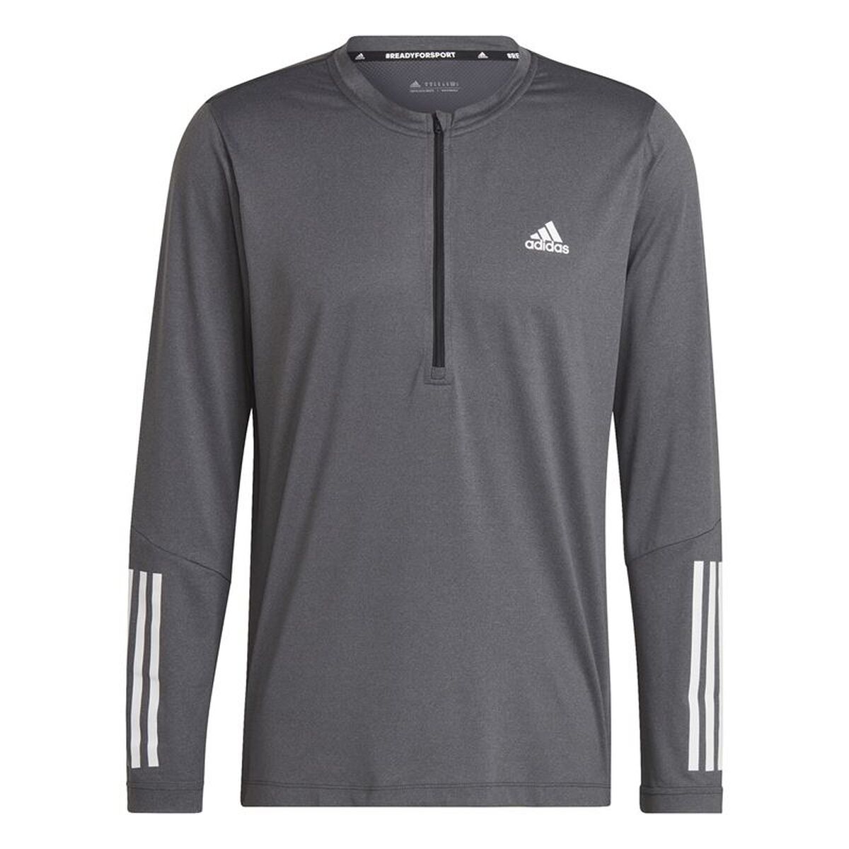 T-shirt med lång ärm Herr Adidas HD3538 Mörkgrå (XL)