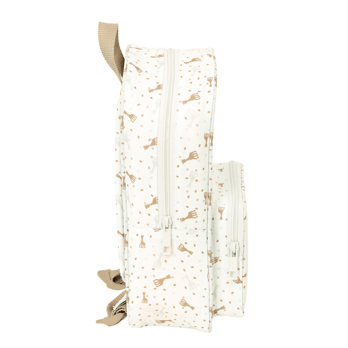 Skolryggsäck Sophie la Girafe Beige 20 x 28 x 8 cm - 2