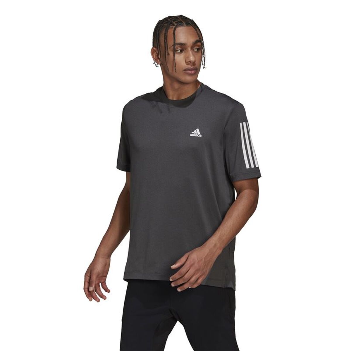 T-shirt med kortärm Herr Adidas - 2