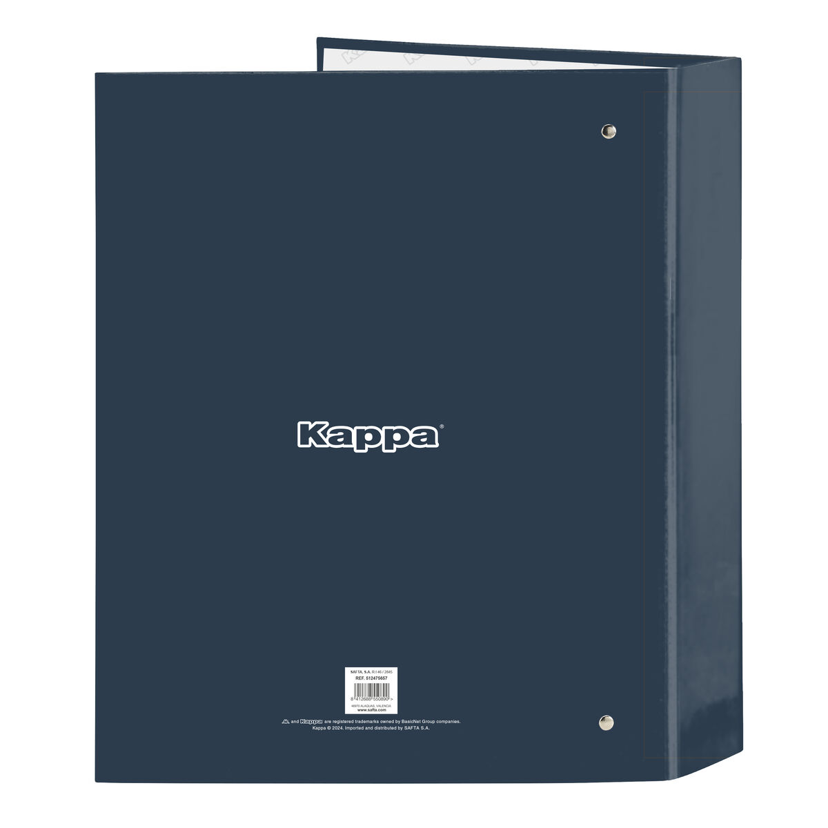 Ringpärm Kappa Dark navy Marinblå A4 27 x 33 x 6 cm - 2