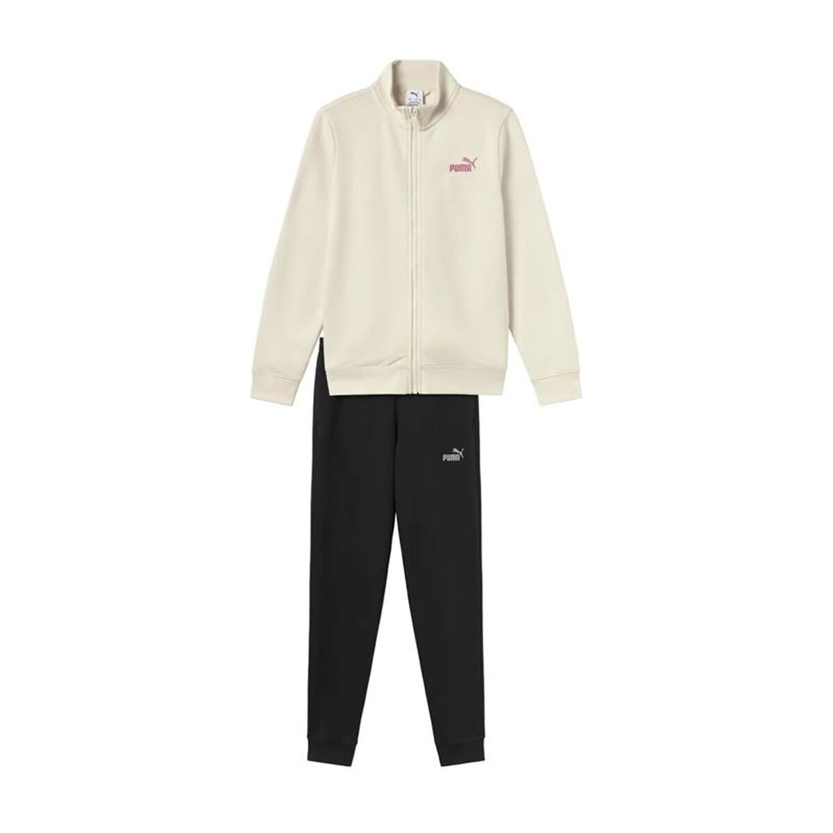 Träningsoverall, Barn Puma Ess Full Zip Sweat S Vit
