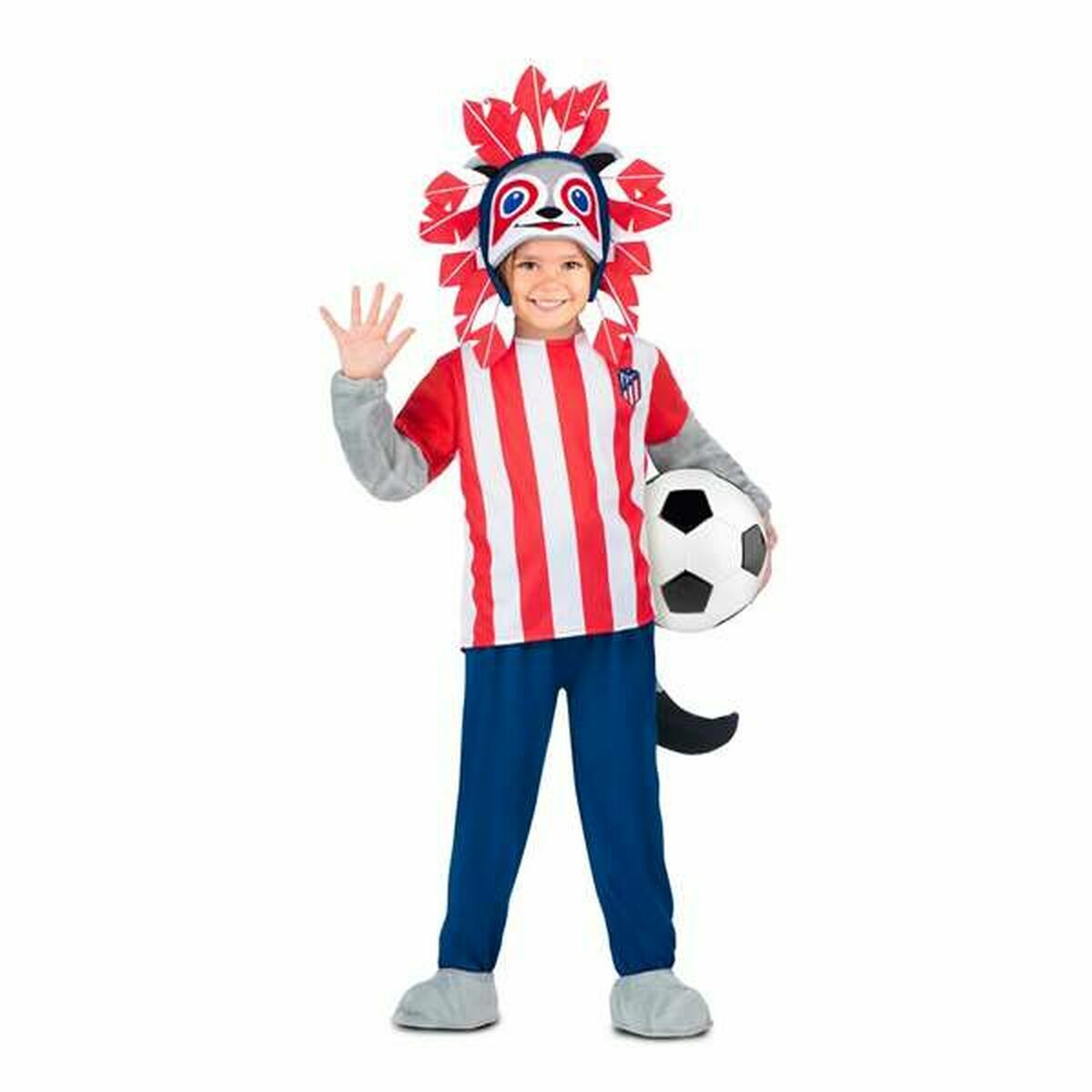 Maskeraddräkt för barn Atlético Madrid 5 Delar American Indian - 2