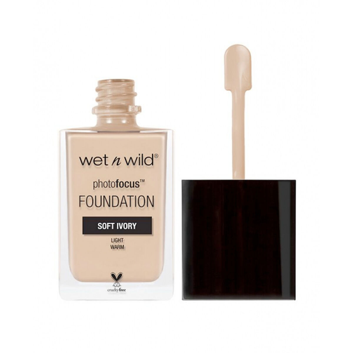 Flytande makeupbas Wet n Wild Photofocus Foundation Soft Ivory 30 ml