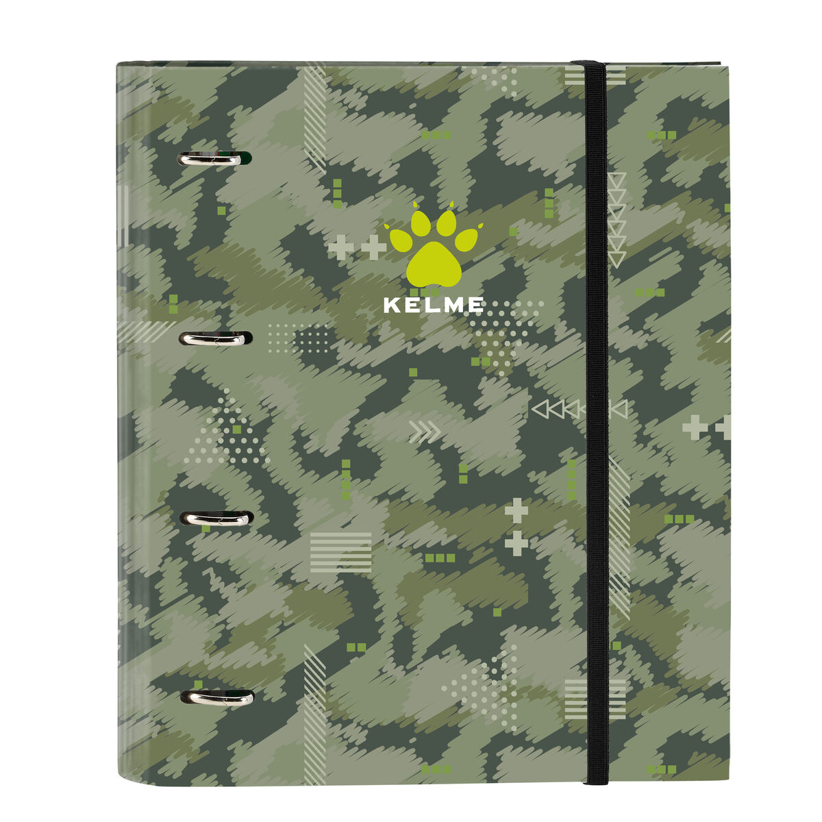 Ringpärm Kelme Travel Svart Grön 27 x 32 x 3.5 cm