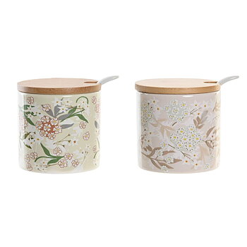 Sockerströare DKD Home Decor Bambu Dolomite (7,5 x 7,5 x 7,5 cm)