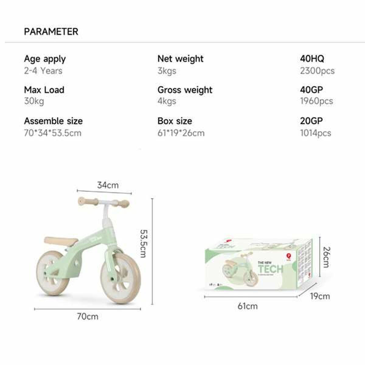 Barncykel Ociotrends Mingt 10" - 2