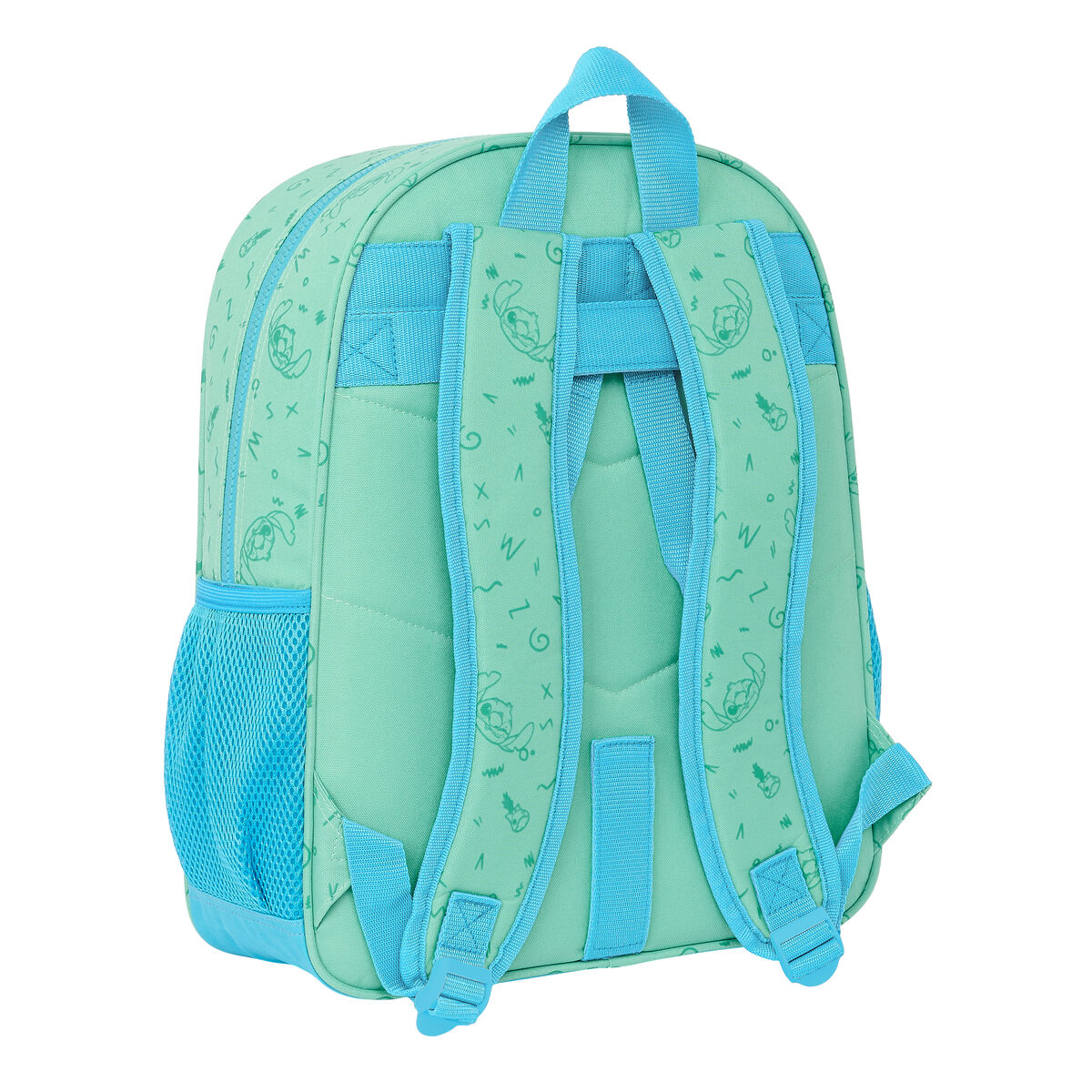 Skolryggsäck Lilo & Stitch Aloha Turkos 32 x 38 x 12 cm - 2