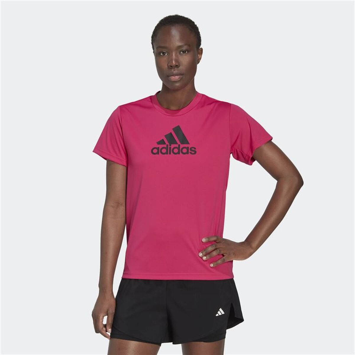 T-shirt med kortärm Dam Adidas HN3888 Rosa (XS) - 2