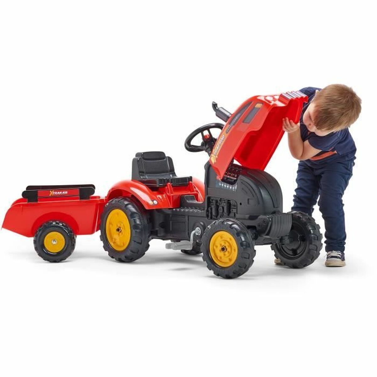 Pedaltraktor Falk 2046AB rouge - 3