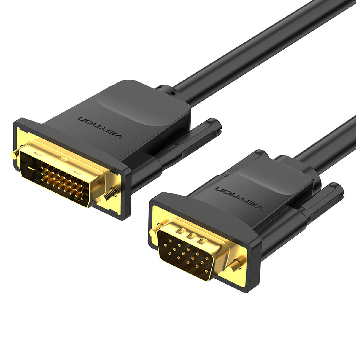 VGA till DVI Adapter Vention EABBG Svart 1,5 m
