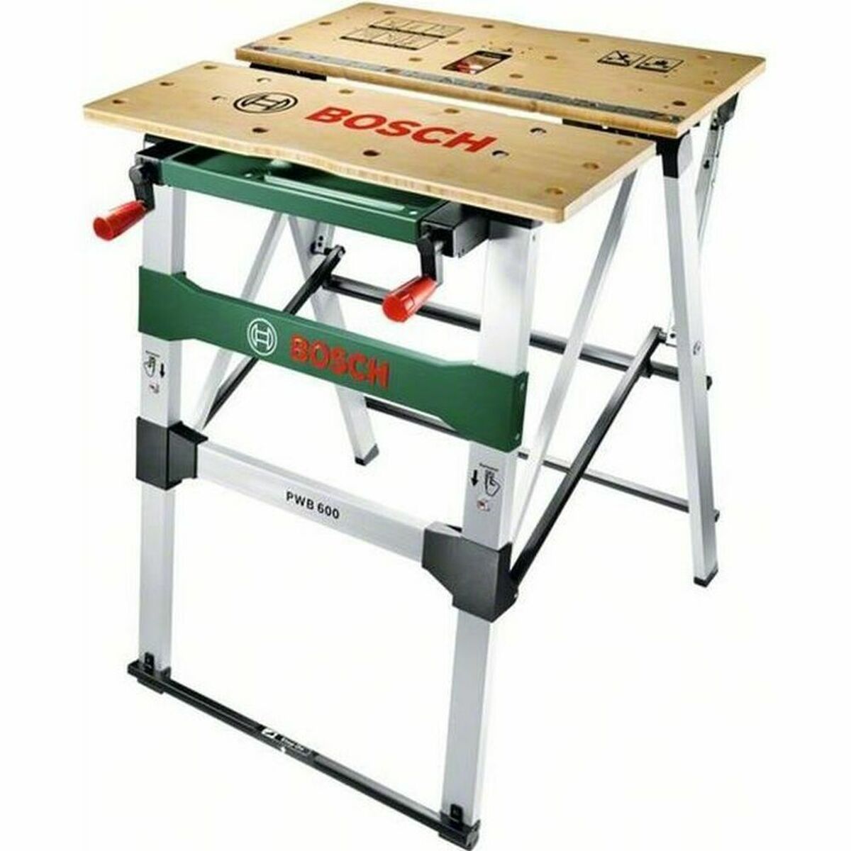arbetsbänk BOSCH PWB 600 Hopfällbar 64 x 84 cm