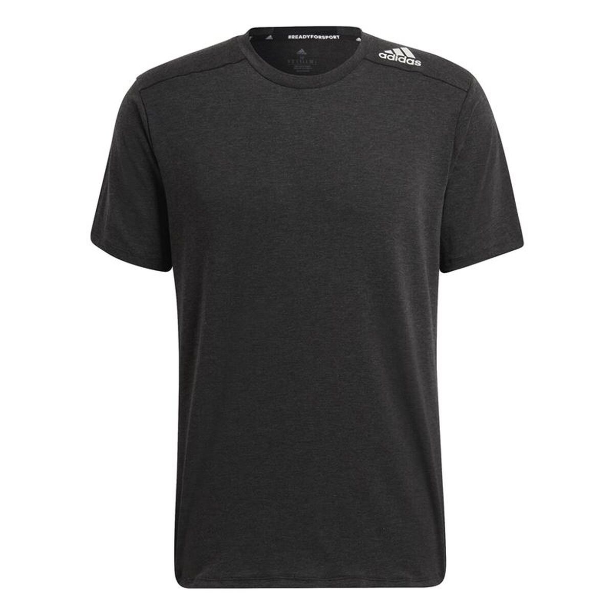 T-shirt med kortärm Herr Adidas M D4T Svart