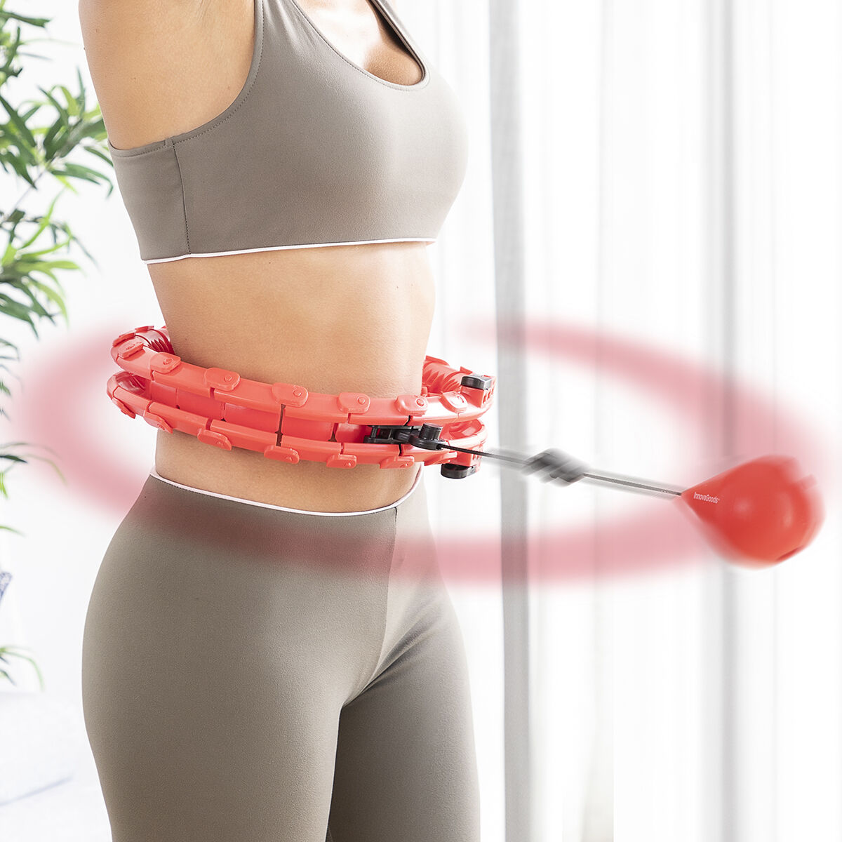 Justerbar Smart Fitness Hoop med vikt Fittehoop InnovaGoods - 2